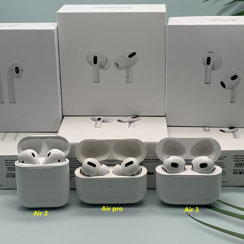 Earphones for AirPods Pro Air Pod gen AP3 Pro AP2 AP1 Valid serial number GPS Wireless Charging Bluetooth Headphones with In-Ear Detection
Earphones for AirPods Pro Air Pod gen AP3 Pro AP2 AP1 Valid serial number GPS Wireless Charging Bluetooth Headphones with In-Ear Detection