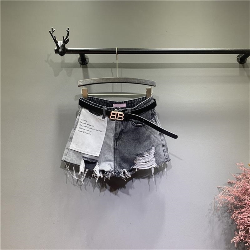 Vintage Sexy Ripped Summer Casual Fashion Wide Leg Korean Elegant Short Pants High Waist Women's Jean Denim Shorts Female 220419, Gray
Vintage Sexy Ripped Summer Casual Fashion Wide Leg Korean Elegant Short Pants High Waist Women's Jean Denim Shorts Female 220419, Gray