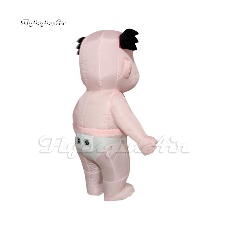 Walking Inflatable Baby Costume Advertising Figure Clothes Adult Wearable Blow Up Doll For Event