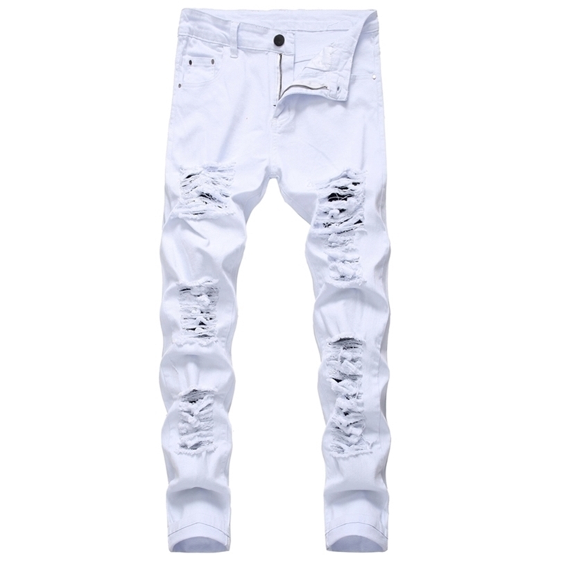 Arrival Men's Cotton Ripped Hole Jeans Casual Slim Skinny White Jeans Men Trousers Fashion Stretch Hip Hop Denim Pants Male 220813, Black
Arrival Men's Cotton Ripped Hole Jeans Casual Slim Skinny White Jeans Men Trousers Fashion Stretch Hip Hop Denim Pants Male 220813, Black
