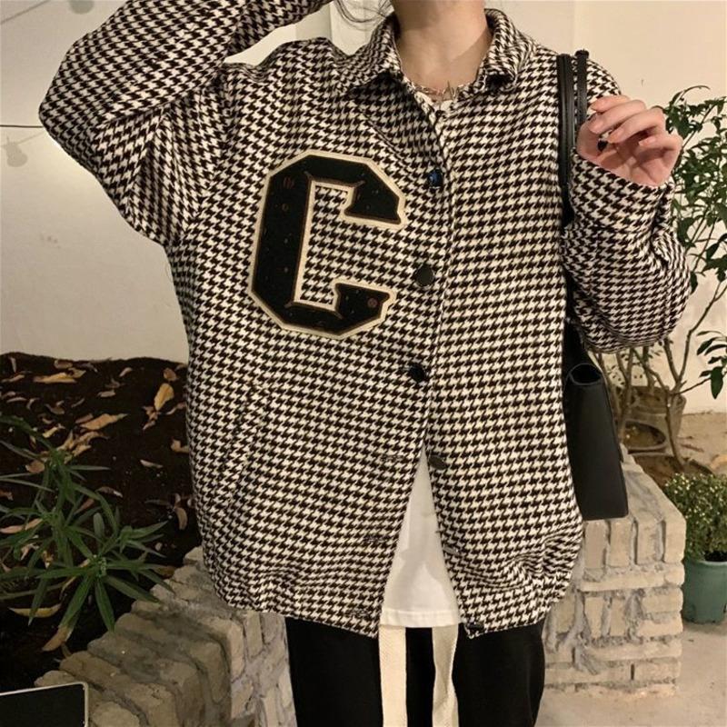 Women's Jackets Winter 2022 Women Zaful Vintage Houndstooth Jacket Streetwear Fashion Hound Tooth Check Lapel Coat PO Le Manteau
Women's Jackets Winter 2022 Women Zaful Vintage Houndstooth Jacket Streetwear Fashion Hound Tooth Check Lapel Coat PO Le Manteau