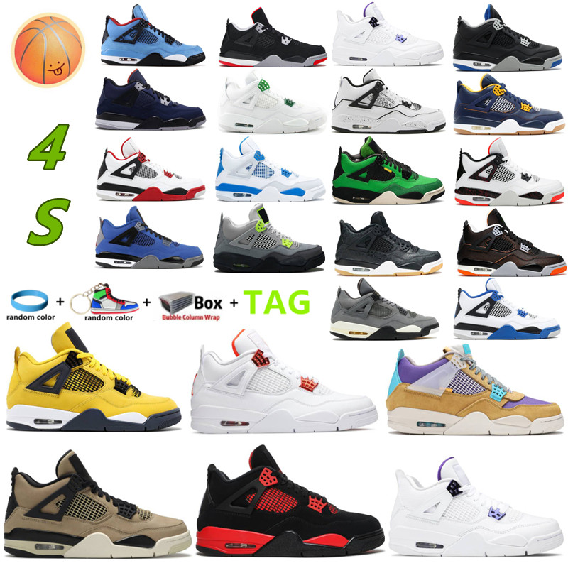2022 Top Quality Basketball Shoes Mens White Oreo 4 4s Mens Women University Blue Bred Desert Moss Taupe Haze Trainers Sneakers, Box
2022 Top Quality Basketball Shoes Mens White Oreo 4 4s Mens Women University Blue Bred Desert Moss Taupe Haze Trainers Sneakers, Box