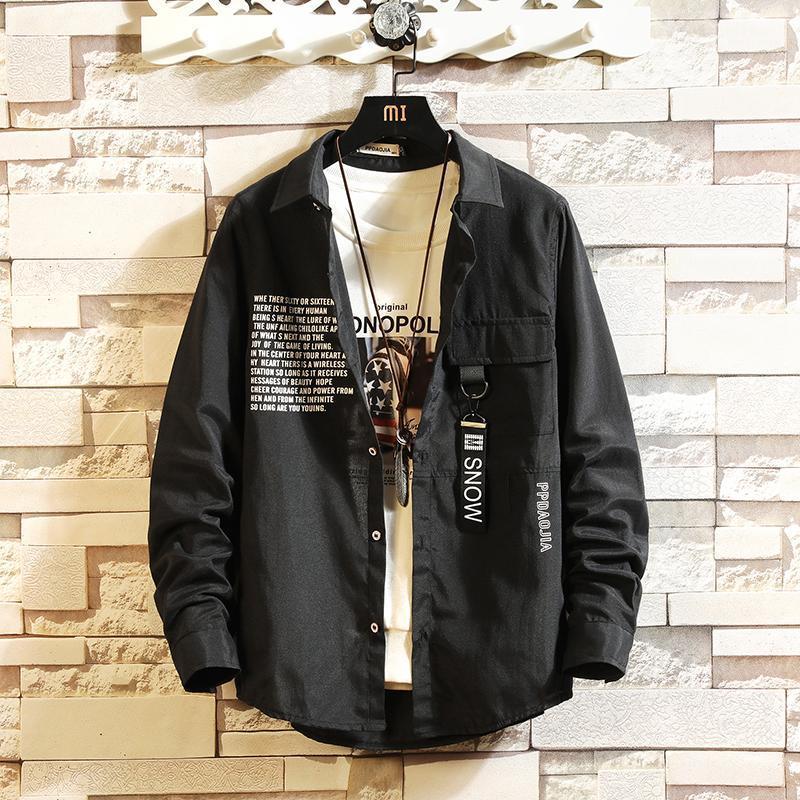 Men' Casual Shirts Brand Loose Hip Hop Streetwear Long Sleeves 2022 Spring Autumn Plus Over Asian Size -5XL, White
Men' Casual Shirts Brand Loose Hip Hop Streetwear Long Sleeves 2022 Spring Autumn Plus Over Asian Size -5XL, White