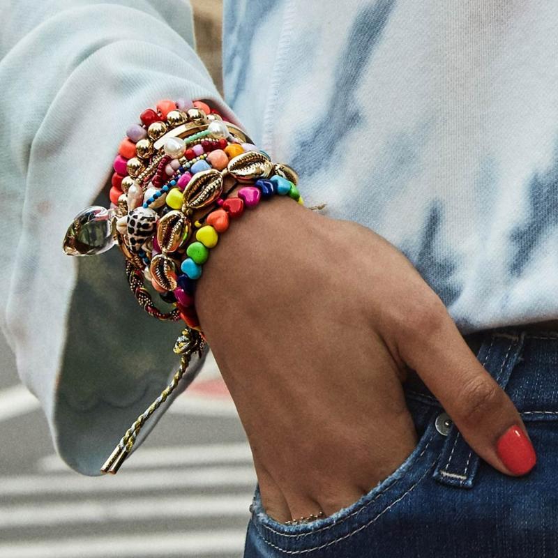 Bangle JUST FEEL Trendy Unique Bracelets Boho Handmade Colorful For Women Design Beaded Bracelet Party Accessories Girl
Bangle JUST FEEL Trendy Unique Bracelets Boho Handmade Colorful For Women Design Beaded Bracelet Party Accessories Girl