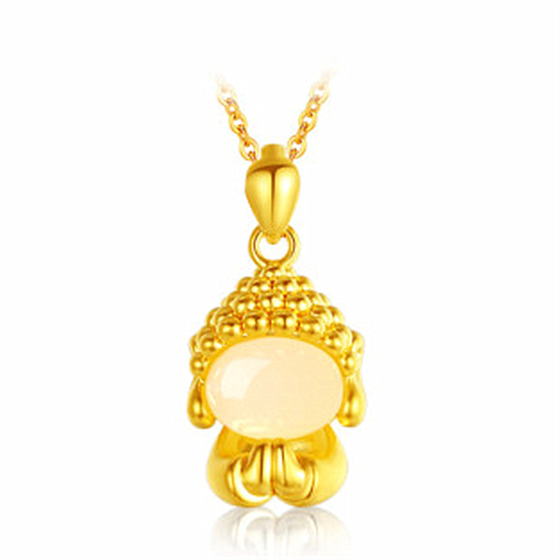 Fashion and exquisite retro imitation Hetian jasper sand gold Buddha statue pendant faceless Buddha necklace white jade jewelry gift
Fashion and exquisite retro imitation Hetian jasper sand gold Buddha statue pendant faceless Buddha necklace white jade jewelry gift