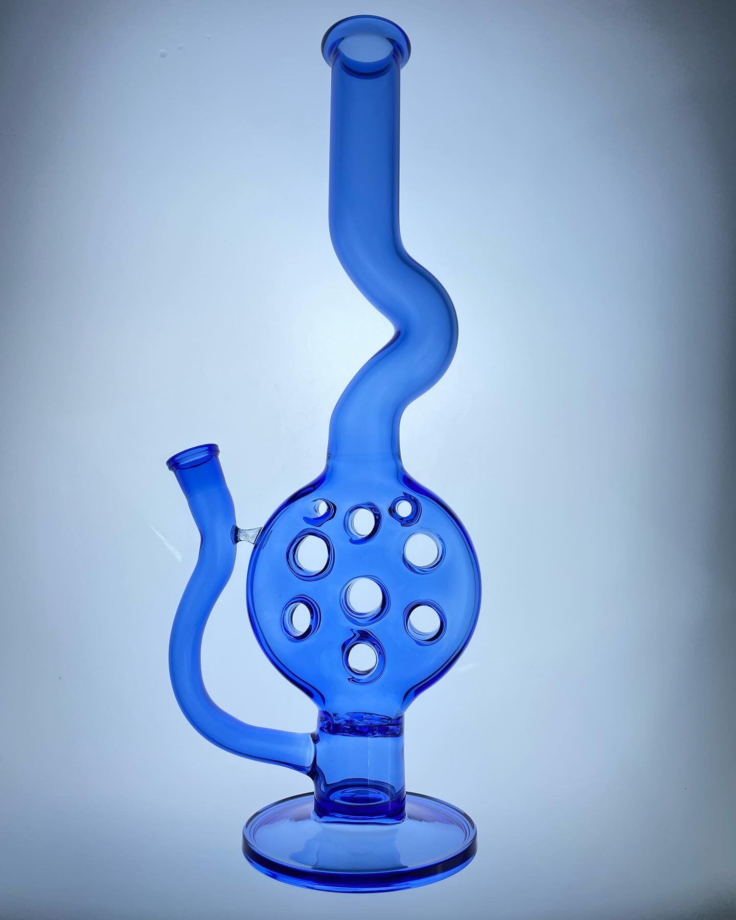 Other smoking Accessories blue swiss bong bent neck 18 mm joint