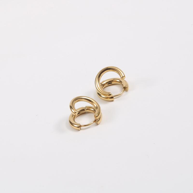 Dangle & Chandelier Tarnish Free &Waterproof Stainless Steel Double Layer C Hoop Earring Jewelry Wholesale For WomenDangle
Dangle & Chandelier Tarnish Free &Waterproof Stainless Steel Double Layer C Hoop Earring Jewelry Wholesale For WomenDangle