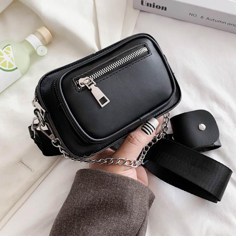 Evening Bags 2022 Women Leather Shoulder Bag Chain Handbag Designer Black 2-IN-1 Messenger Satchel Zipper Female Clutches Hobos, Black shoulder bag
Evening Bags 2022 Women Leather Shoulder Bag Chain Handbag Designer Black 2-IN-1 Messenger Satchel Zipper Female Clutches Hobos, Black shoulder bag