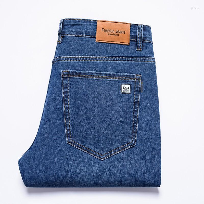 Men's Jeans Brand Men's Blue Classic Style Fashion Business Casual Straight Stretch Denim Pants MaleMen's
Men's Jeans Brand Men's Blue Classic Style Fashion Business Casual Straight Stretch Denim Pants MaleMen's
