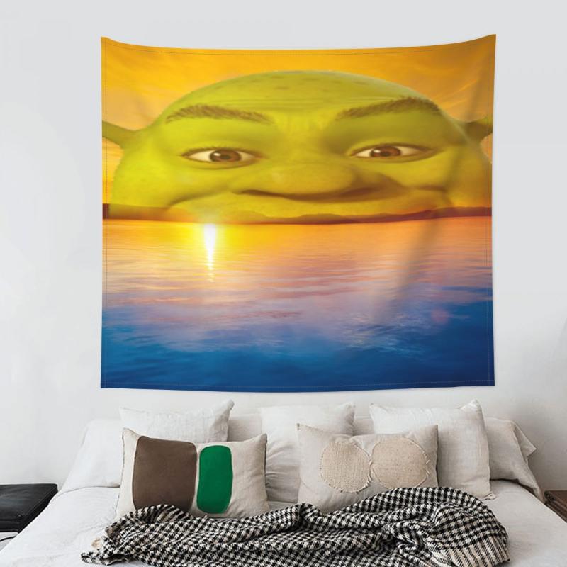 Tapestries Shrek SunRise Tapestry Wall Hanging Printed Polyester Cartoon Bohemian Throw Rug Blanket Room Decor Cloth
Tapestries Shrek SunRise Tapestry Wall Hanging Printed Polyester Cartoon Bohemian Throw Rug Blanket Room Decor Cloth