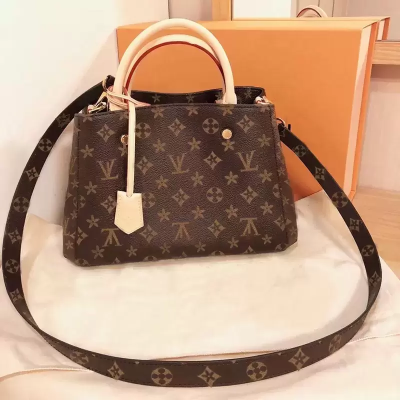 Designers Handbags Purses MONTAIGNE Bag Women Tote Brand Letter Embossing Genuine Leather Crossbody Shoulder Bags louise Purse vutton Crossbody viuton Bag, Brown flower
Designers Handbags Purses MONTAIGNE Bag Women Tote Brand Letter Embossing Genuine Leather Crossbody Shoulder Bags louise Purse vutton Crossbody viuton Bag, Brown flower