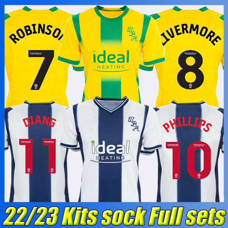 22/23 WEST Brom Soccer Jerseys LIVERMORE DIANG BRUNT Albion football shirt Home Robinson GRANT Mowatt PHILLIPS Men Kids Kits sock, 22-23 home kit
22/23 WEST Brom Soccer Jerseys LIVERMORE DIANG BRUNT Albion football shirt Home Robinson GRANT Mowatt PHILLIPS Men Kids Kits sock, 22-23 home kit