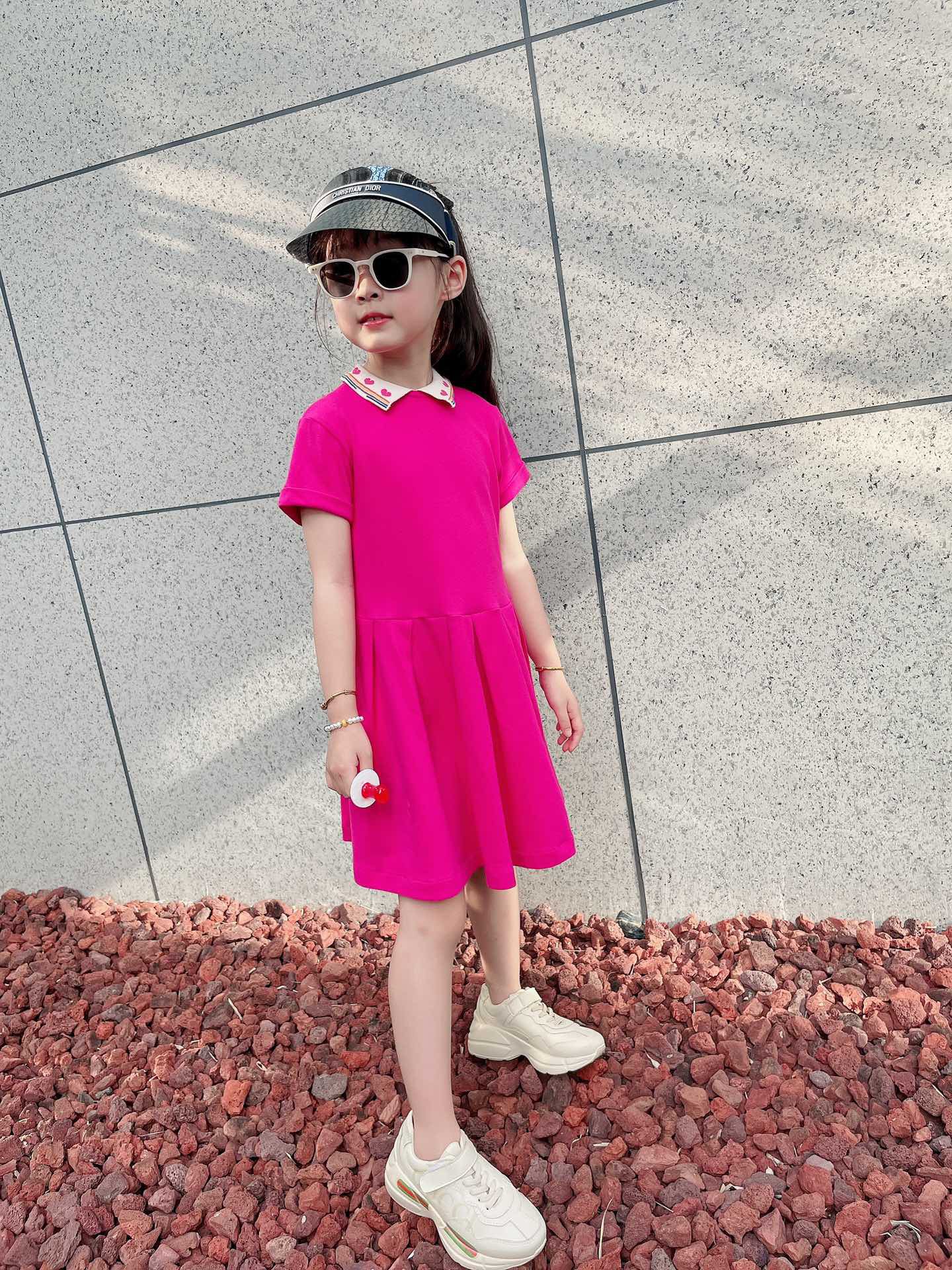 high quality Girls Summer Polo Dress Cartoon Embroidery Sport Shirt Dresses Casual Baby Clothes Child Toddler Cotton Cozy Outfit 2-12Y, Pink
high quality Girls Summer Polo Dress Cartoon Embroidery Sport Shirt Dresses Casual Baby Clothes Child Toddler Cotton Cozy Outfit 2-12Y, Pink