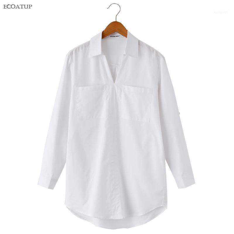 Oversize Blouse For Women Casual Boyfriend Style Roll Up Sleeve V Neck Loose Tops With Pockets Ladies Big Size White Women' Blouses & Shirt, White long blouse
Oversize Blouse For Women Casual Boyfriend Style Roll Up Sleeve V Neck Loose Tops With Pockets Ladies Big Size White Women' Blouses & Shirt, White long blouse