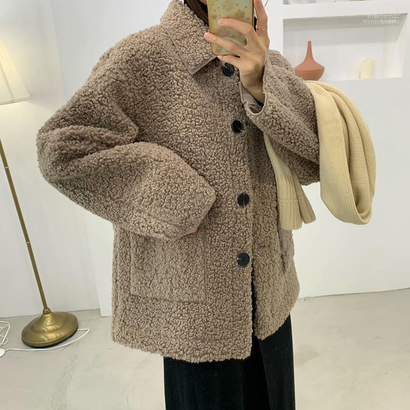 Women's Down & Parkas VomVoa Particle Fleece Jacket Button Coat 2022 Autumn And Winter Warm Thick Clothing Short Coat1 Stra22, Beige
Women's Down & Parkas VomVoa Particle Fleece Jacket Button Coat 2022 Autumn And Winter Warm Thick Clothing Short Coat1 Stra22, Beige