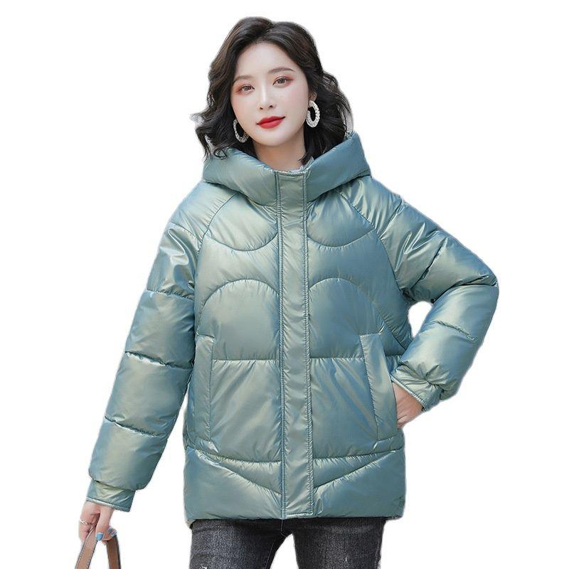 Women's Trench Coats Women Winter Hooded Glossy Big Pocket Short Windproof Warm Coat Puffer Jacket Cotton Padded Parkas Overcoat, Black
Women's Trench Coats Women Winter Hooded Glossy Big Pocket Short Windproof Warm Coat Puffer Jacket Cotton Padded Parkas Overcoat, Black