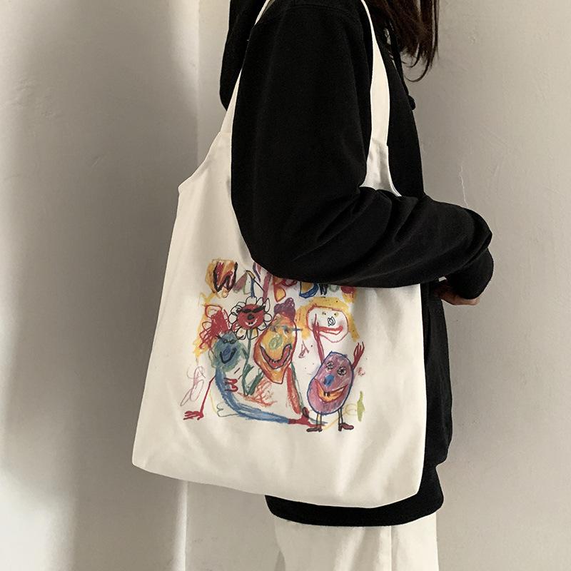 Evening Bags Japanese Tote Shopping Bag For Lady 2022 Literary Cartoon Canvas Shoulder Women Students Cotton Cloth Eco Shopper
Evening Bags Japanese Tote Shopping Bag For Lady 2022 Literary Cartoon Canvas Shoulder Women Students Cotton Cloth Eco Shopper