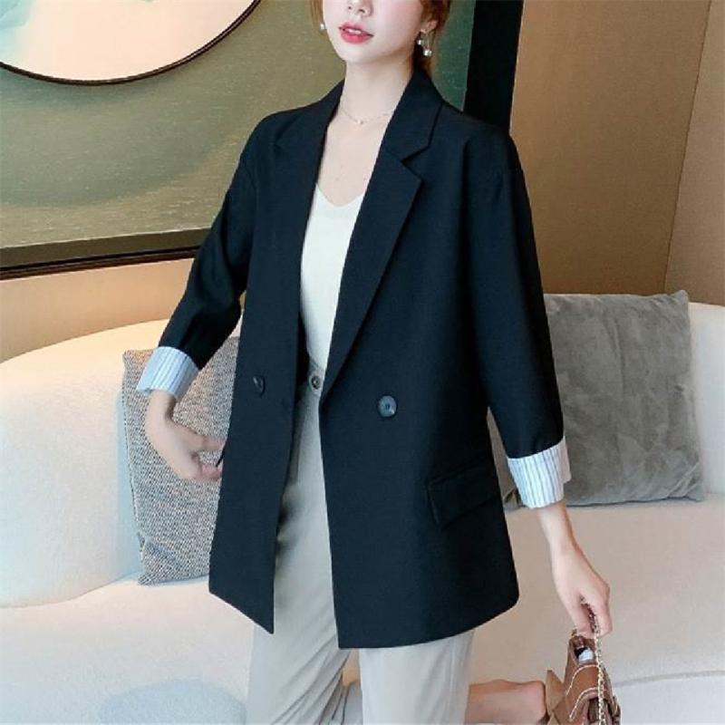 Women' Suits & Blazers Spring Blazer Women Jacket Fashion Coat Vintage Long Sleeve Pockets Female Outerwear Chic, Black
Women' Suits & Blazers Spring Blazer Women Jacket Fashion Coat Vintage Long Sleeve Pockets Female Outerwear Chic, Black