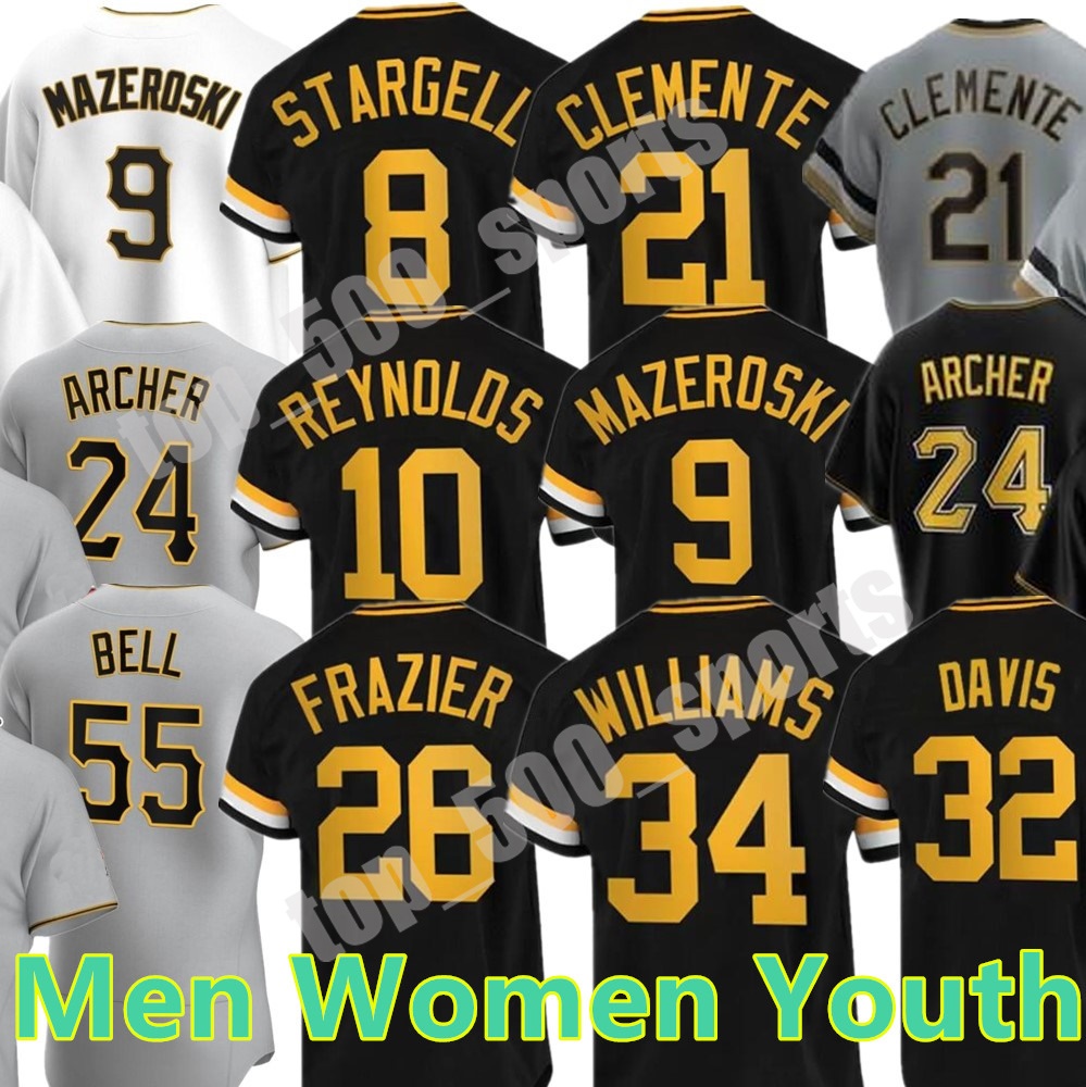 Custom 21 Roberto Clemente Jersey 32 Henry Davis Starling Marte Francisco Cervelli Kent Tekulve JOSH BELL CHRIS ARCHER Gregory Polanco Baseball Jerseys, Colour 7
Custom 21 Roberto Clemente Jersey 32 Henry Davis Starling Marte Francisco Cervelli Kent Tekulve JOSH BELL CHRIS ARCHER Gregory Polanco Baseball Jerseys, Colour 7
