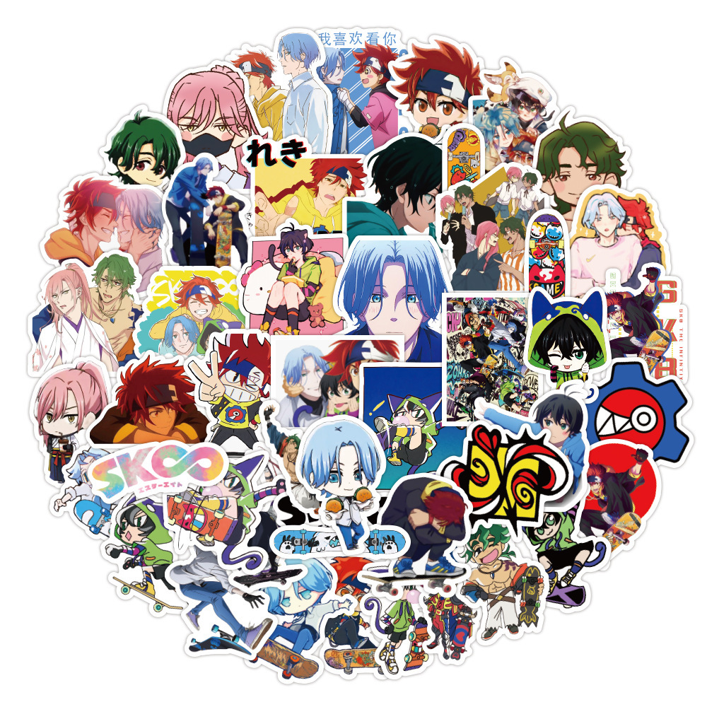 Waterproof sticker 50/100 pcs Anime Stickers SK8 the Infinity Graffiti Cartoon Vinyl Decal for Laptop Guitar Skateboard Motorcycle Car Bomb Sticker Car stickers, 50 pieces
Waterproof sticker 50/100 pcs Anime Stickers SK8 the Infinity Graffiti Cartoon Vinyl Decal for Laptop Guitar Skateboard Motorcycle Car Bomb Sticker Car stickers, 50 pieces