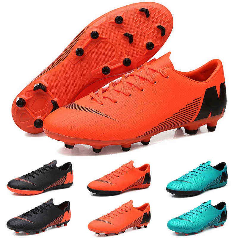 Soccer Shoes Ultralight Men Outdoor Boys Football Ankle Boots Non-slip Cleats Sneakers Sports Unisex 220331 1125, 1809-1 orange sd
Soccer Shoes Ultralight Men Outdoor Boys Football Ankle Boots Non-slip Cleats Sneakers Sports Unisex 220331 1125, 1809-1 orange sd