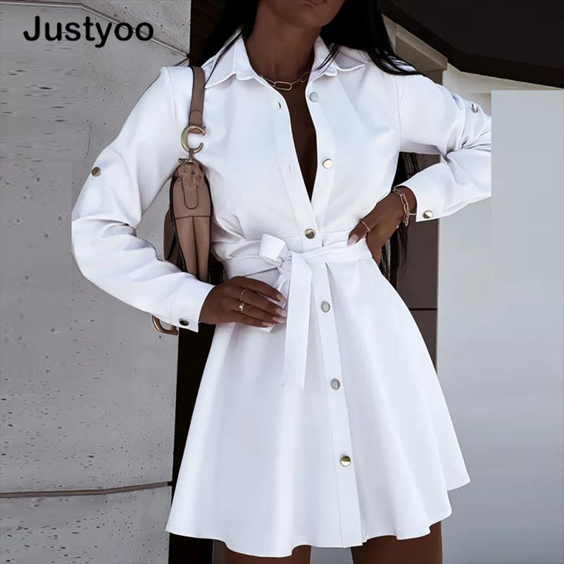 Spring Women Casual Solid Sashes Shirt Dress Office Ladies Turn-down Collar Elegant A Line Fashion Mini White Dresses, 01
Spring Women Casual Solid Sashes Shirt Dress Office Ladies Turn-down Collar Elegant A Line Fashion Mini White Dresses, 01