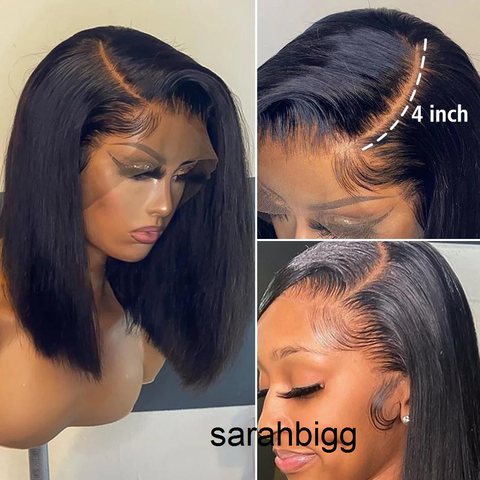 150% Density Bob Wig Lace Front Brazilian Human Hair Wigs for Black Women Pre Plucked Short Natural 13x4 Straight HD Full Frontal Closure GJ6C, Natural color
150% Density Bob Wig Lace Front Brazilian Human Hair Wigs for Black Women Pre Plucked Short Natural 13x4 Straight HD Full Frontal Closure GJ6C, Natural color