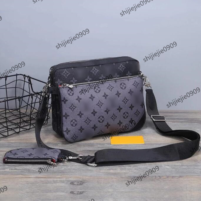 GGs LVs louiseity viutonity LOUISS VUTTONS Trio Messenger Bag Men Crossbody Shoulder Bags Luxury Designer Double-Sided Color 3pcs Wallet
GGs LVs louiseity viutonity LOUISS VUTTONS Trio Messenger Bag Men Crossbody Shoulder Bags Luxury Designer Double-Sided Color 3pcs Wallet
