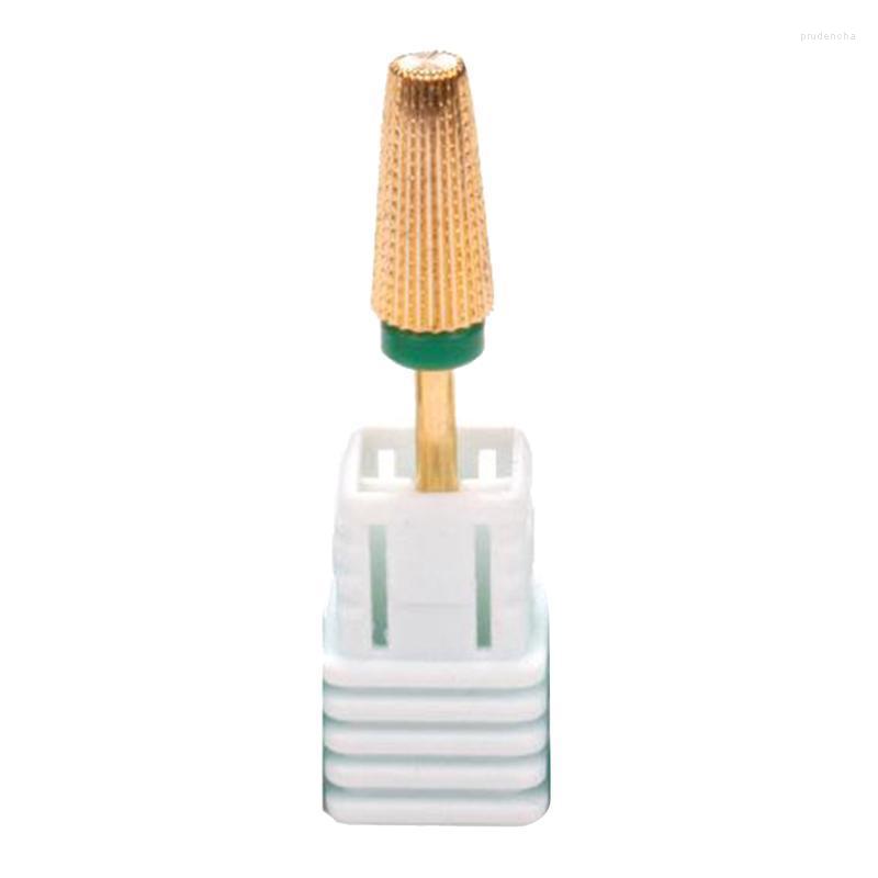 Nail Art Equipment Tapered Drill Bit 3/32' Shank Two Way Rotate Use Manicure Pedicure Prud22