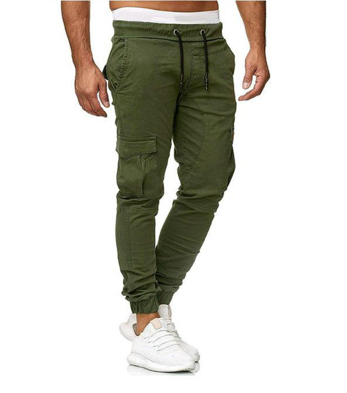 Men Cargo Pants Streetwear Solid Color Joggers Pants Sports Mens Trousers Autumn Spring Casual Sweatpants Clothing