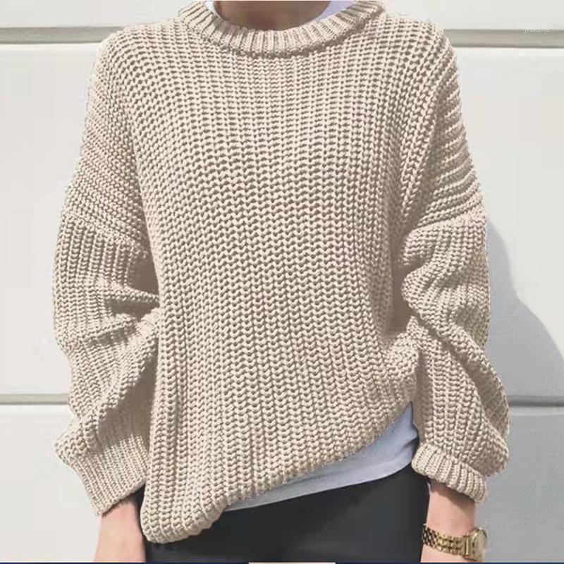 Women's Sweaters Elegant Women Oaf Coarse Yarn Striped Sweater Knitted Basic Pullovers O Neck Loose Soft Knitwear Jumper Winter Clothes, 07
Women's Sweaters Elegant Women Oaf Coarse Yarn Striped Sweater Knitted Basic Pullovers O Neck Loose Soft Knitwear Jumper Winter Clothes, 07