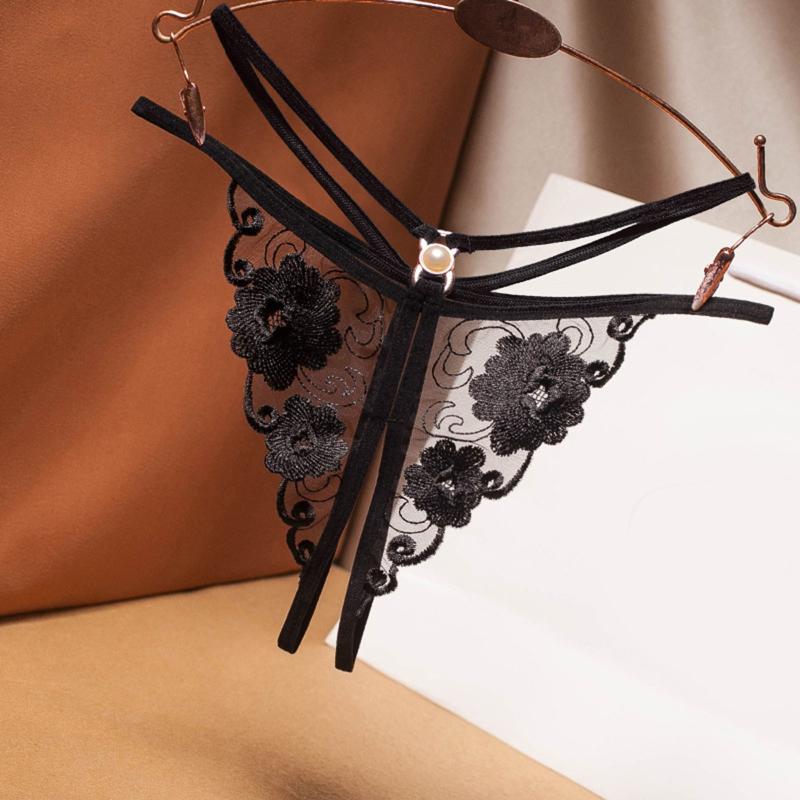 Women's Panties Sexy Lace Open Crotch Thong Women Exotic Transparent G-Strings Ladies Flower Embroidery Hollow Out IntimatesWomen's
Women's Panties Sexy Lace Open Crotch Thong Women Exotic Transparent G-Strings Ladies Flower Embroidery Hollow Out IntimatesWomen's