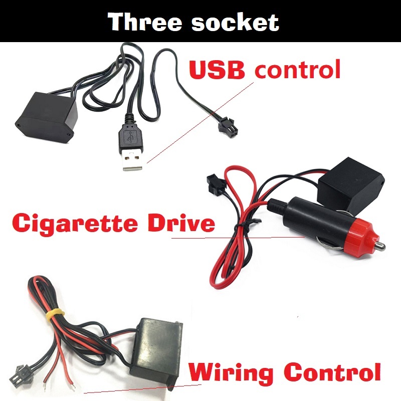 New Car Interior Led Decorative Lamp USB Driver Wiring control Cigarette Drive EL Wiring Neon Strip
New Car Interior Led Decorative Lamp USB Driver Wiring control Cigarette Drive EL Wiring Neon Strip