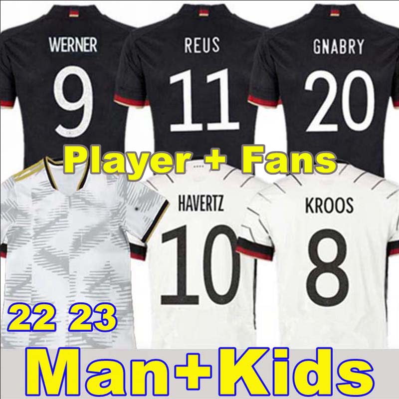 2021 2022 2023 GermanyS Soccer Jersey HAVERTZ GORETZKA MULLER 20 21 22 23 National Team Football Shirt Kid Kit Player Version GUNDOGAN VOLLAND, 22 23 home
2021 2022 2023 GermanyS Soccer Jersey HAVERTZ GORETZKA MULLER 20 21 22 23 National Team Football Shirt Kid Kit Player Version GUNDOGAN VOLLAND, 22 23 home