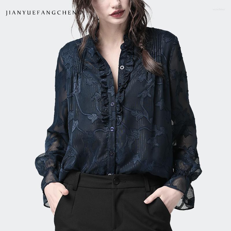 Women' Blouses & Shirts Floral Ruffled Tops Women' Blouse Flare Sleeve Stand Collar Solid Color Single-breasted Cardigan Plus Size Eleg, Black
Women' Blouses & Shirts Floral Ruffled Tops Women' Blouse Flare Sleeve Stand Collar Solid Color Single-breasted Cardigan Plus Size Eleg, Black