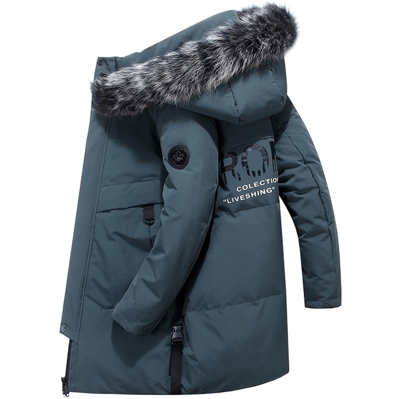40 Celsius Deep Winter 80% White Duck Down Jacket Men Real Fur Collar Thicken Outwear Waterproof Long Down Coat Men Overcoat 201116, Green
40 Celsius Deep Winter 80% White Duck Down Jacket Men Real Fur Collar Thicken Outwear Waterproof Long Down Coat Men Overcoat 201116, Green