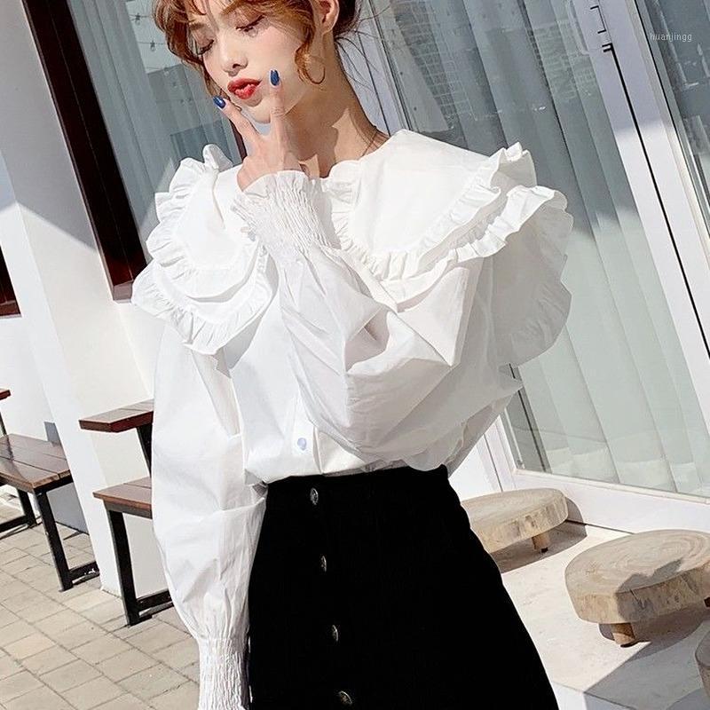 Women' Blouses & Shirts White For Women Summer 2022 Turn-Down Collar Lantern Sleeved Loose Elegant All Match Female Outwear Tops
Women' Blouses & Shirts White For Women Summer 2022 Turn-Down Collar Lantern Sleeved Loose Elegant All Match Female Outwear Tops