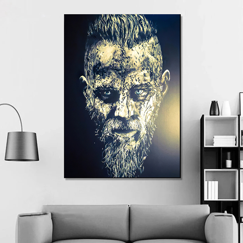 King Ragnar Lothbrok Canvas Painting Modern Poster Prints Wall Art nordic Picture For Living room sofa Home Decor cuadros
King Ragnar Lothbrok Canvas Painting Modern Poster Prints Wall Art nordic Picture For Living room sofa Home Decor cuadros