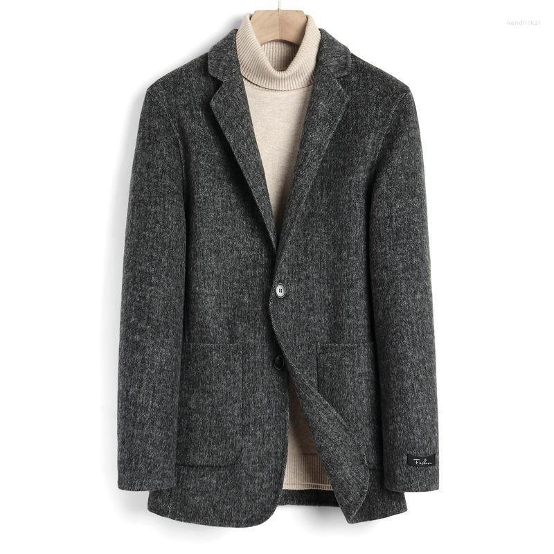 Men's Wool & Blends 2022 Autumn Winter Casual Men Thick Coats Turn-down Collar Male Fashion Blend Jackets Outerwear Warm Overcoats E321 Kend, Coffee
Men's Wool & Blends 2022 Autumn Winter Casual Men Thick Coats Turn-down Collar Male Fashion Blend Jackets Outerwear Warm Overcoats E321 Kend, Coffee
