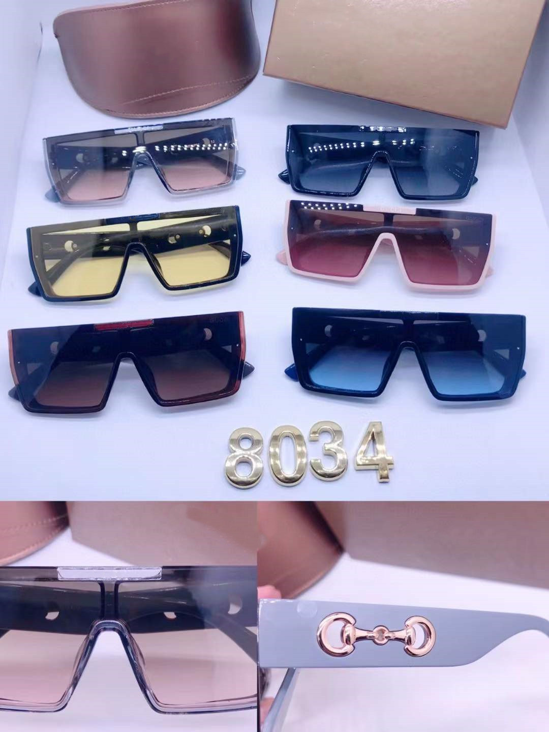 Sunglasses For women Summer style Anti-Ultraviolet 8034 Retro Shield lens Plate quare full frame fashion Eyeglasses Random Box 0906 WITH BOX
Sunglasses For women Summer style Anti-Ultraviolet 8034 Retro Shield lens Plate quare full frame fashion Eyeglasses Random Box 0906 WITH BOX