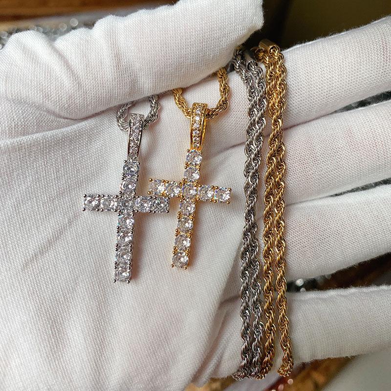 Pendant Necklaces Iced Out Jewelry Rock Hip Hop Necklace Anhe Cross Fashion Vintage Metal Gothic Anka For MenPendant
Pendant Necklaces Iced Out Jewelry Rock Hip Hop Necklace Anhe Cross Fashion Vintage Metal Gothic Anka For MenPendant