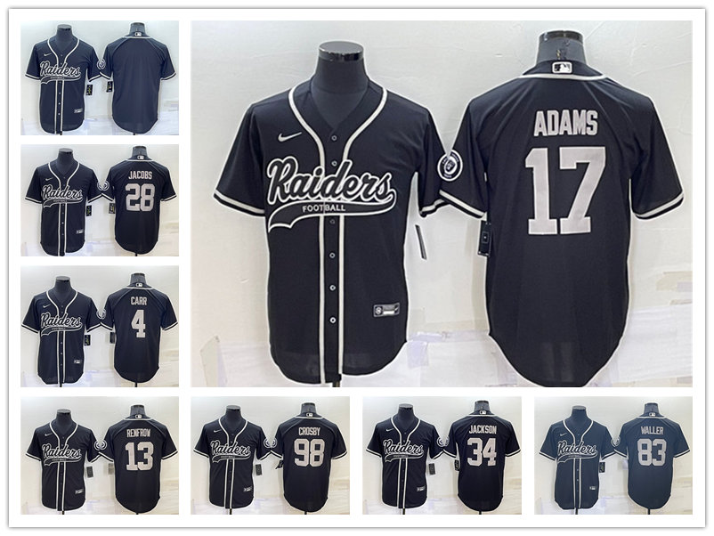 Las Vegas''Raiders''Men Davante Adams #17 Bo Jackson #34 Maxx Crosby #98 Black Cool Base Stitched Baseball football Jersey
Las Vegas''Raiders''Men Davante Adams #17 Bo Jackson #34 Maxx Crosby #98 Black Cool Base Stitched Baseball football Jersey