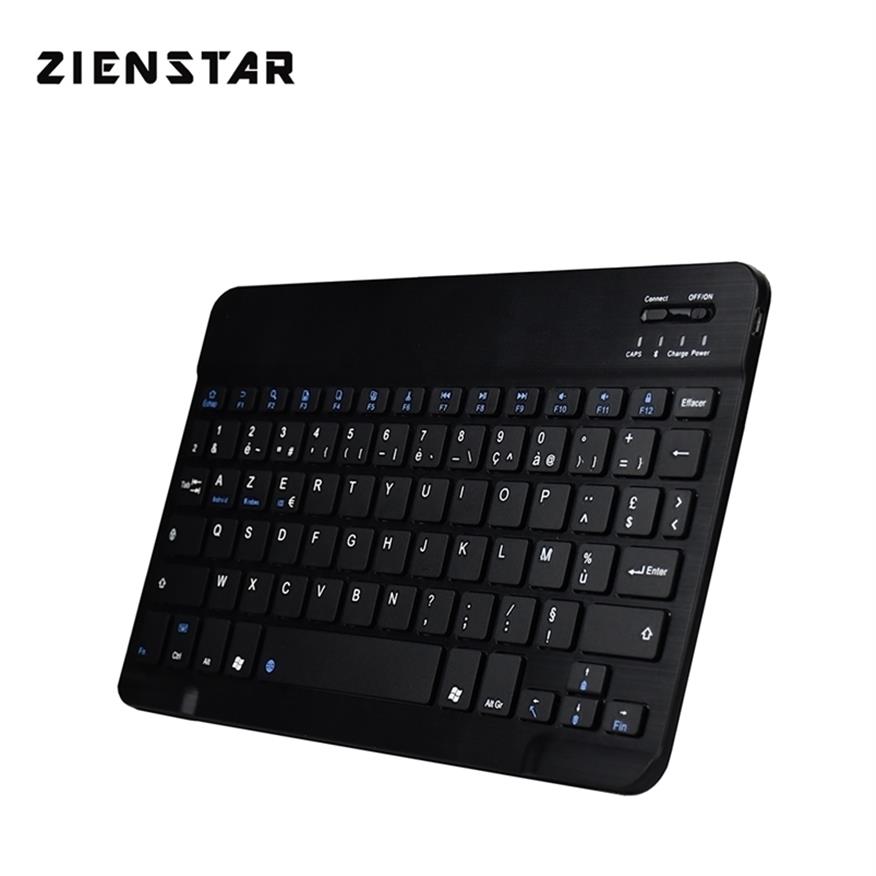 Zienstar 10inch Azerty French Aluminum Mini Wireless Keyboard Bluetooth for Apple IOS Android Tablet Windows PC Lithium Battery 21280G
Zienstar 10inch Azerty French Aluminum Mini Wireless Keyboard Bluetooth for Apple IOS Android Tablet Windows PC Lithium Battery 21280G