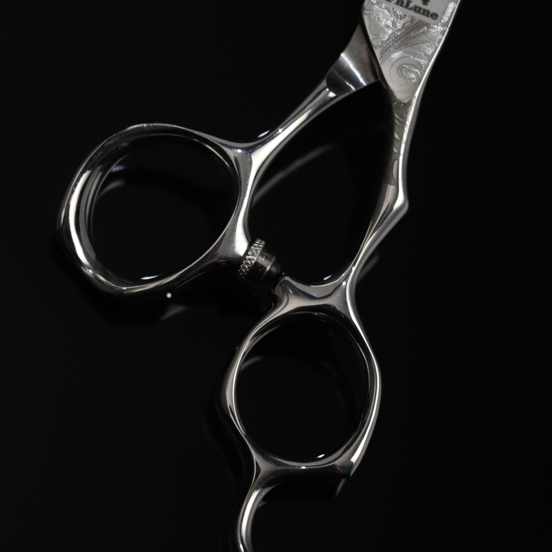 FnLune 6.0 6.8 inch Tungsten Steel Pattern Top Professional Hair Salon Scissors Cut Barber Accessories Haircut Shear 220317