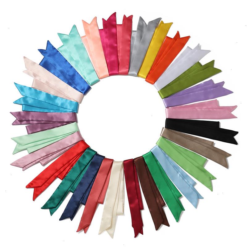 Luxury Solid Thin Silk Scarves Women Headbands Hair Ribbon Fashion Scrunchie Scarf Belt Festive Party Supplies
Luxury Solid Thin Silk Scarves Women Headbands Hair Ribbon Fashion Scrunchie Scarf Belt Festive Party Supplies