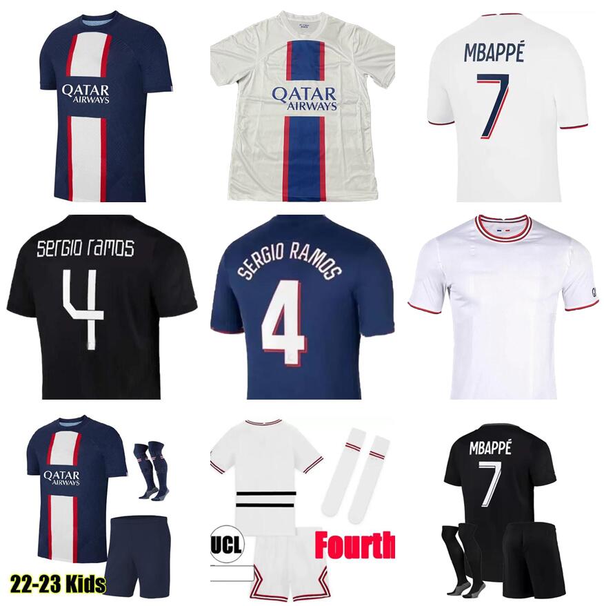 MESSIs 2022 2023 soccer jerseys MBAPPE HAKIMI SERGIO RAMOS WIJNALDUM 22 23 PSGS Maillots football shirt men kids kit set with uniform enfants equipement maillot, 4th
MESSIs 2022 2023 soccer jerseys MBAPPE HAKIMI SERGIO RAMOS WIJNALDUM 22 23 PSGS Maillots football shirt men kids kit set with uniform enfants equipement maillot, 4th