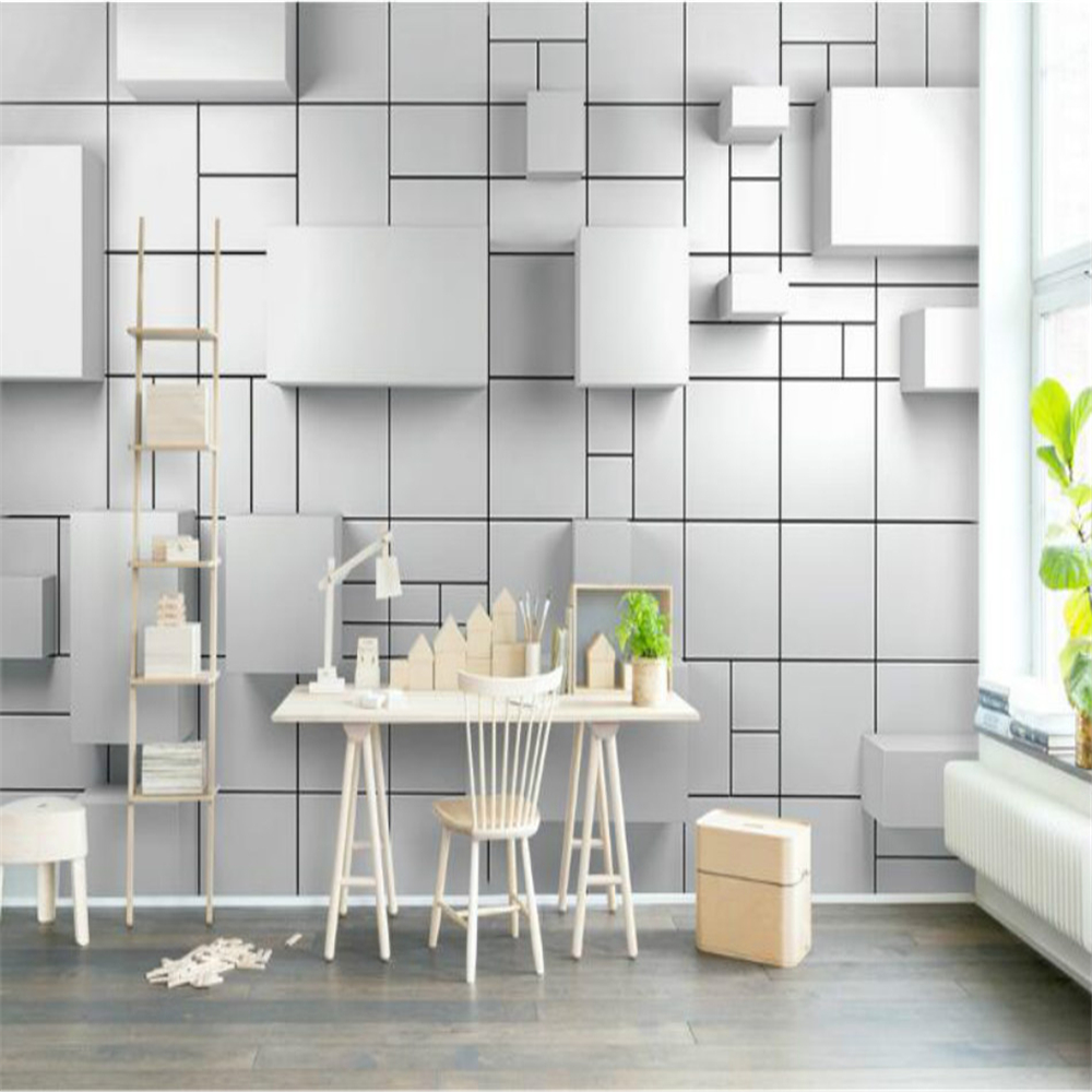 Modern Luxury 3D White Cube Geometric Brick Wall Mural Wallpapers for Living Room Office Study Wall Papers Home Decor 3D Murals
Modern Luxury 3D White Cube Geometric Brick Wall Mural Wallpapers for Living Room Office Study Wall Papers Home Decor 3D Murals