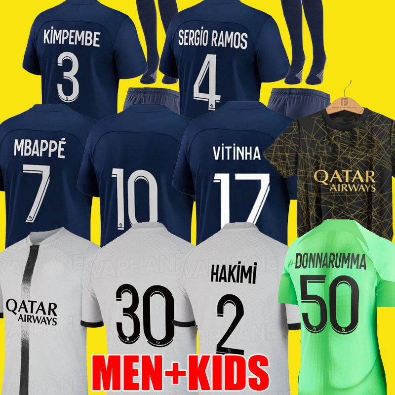 maillot de foot MBAPPE HAKIMI soccer jerseys 22 23 PsGs men kids VERRATTI MARQUINHOS KIMPEMBE football shirts SERGIO RAMOS 2022 2023 Vitinha fans player version s-4x, Away
maillot de foot MBAPPE HAKIMI soccer jerseys 22 23 PsGs men kids VERRATTI MARQUINHOS KIMPEMBE football shirts SERGIO RAMOS 2022 2023 Vitinha fans player version s-4x, Away