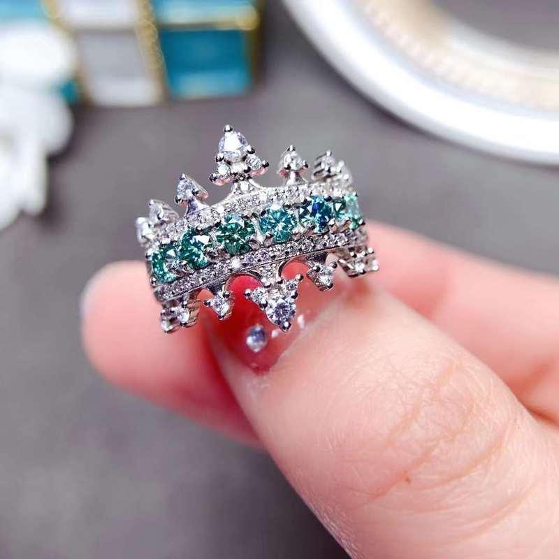 Cluster Rings Classic Green Moissan Ring S925 Sterling Silver Inlaid Luxury Sales With Clearance SaleCluster
Cluster Rings Classic Green Moissan Ring S925 Sterling Silver Inlaid Luxury Sales With Clearance SaleCluster