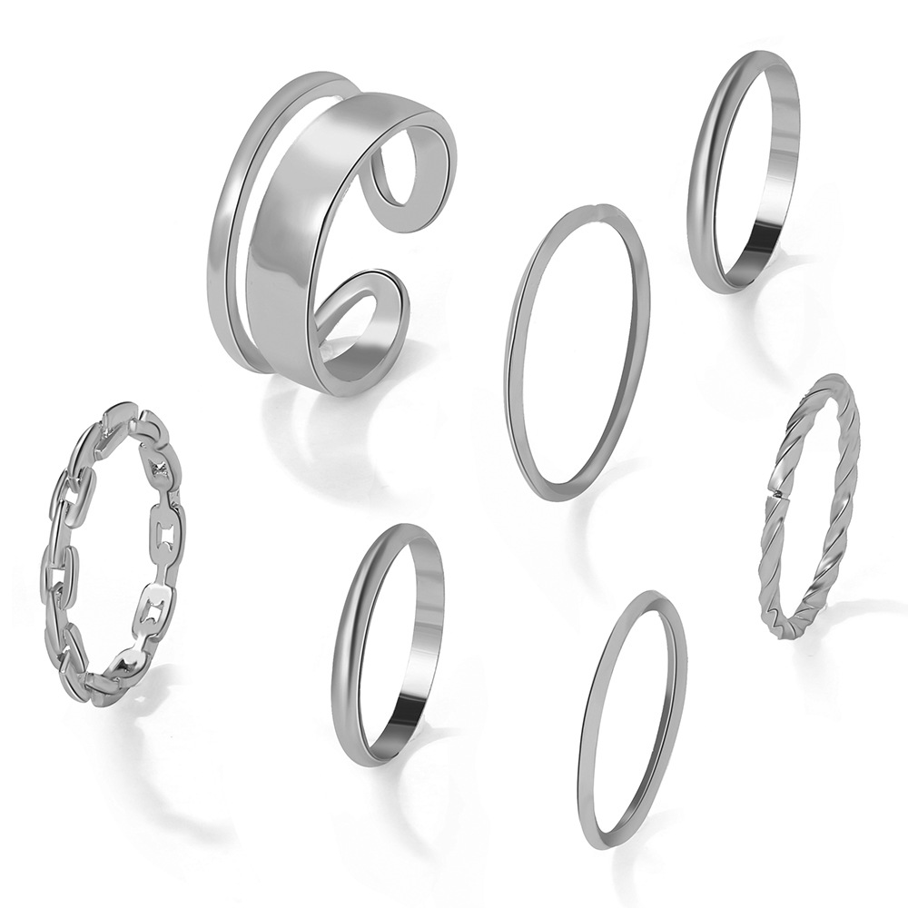 Joint Ring Wholesale Creative Personality Simple Stacking Combination Set 7 Piece Rings
Joint Ring Wholesale Creative Personality Simple Stacking Combination Set 7 Piece Rings